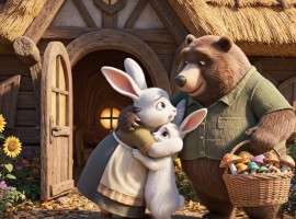 video ứng dụng AI câu truyện: Thỏ con không vâng lời